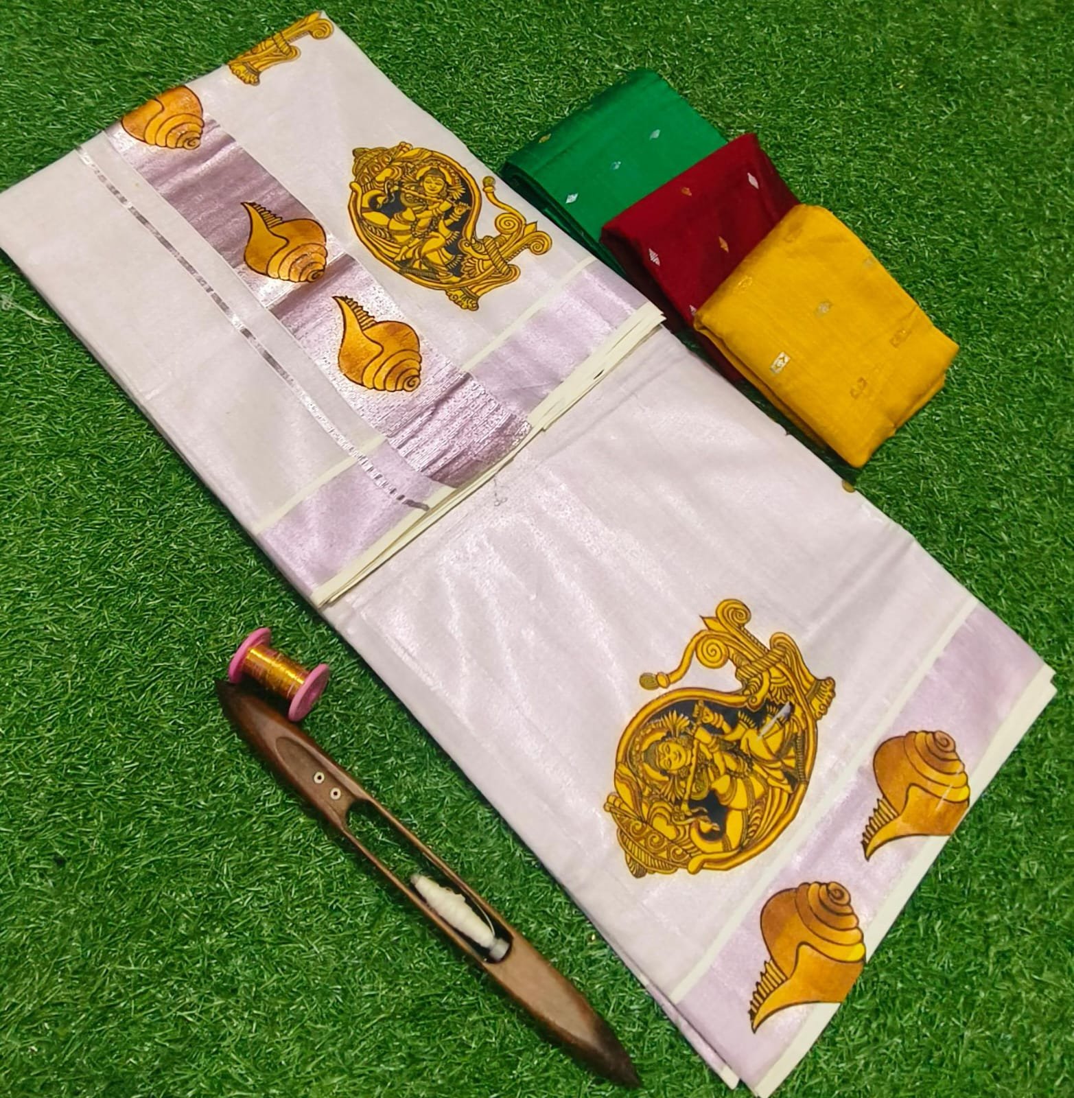 ONAM SPECIAL TISSUE SAREE - Image 4