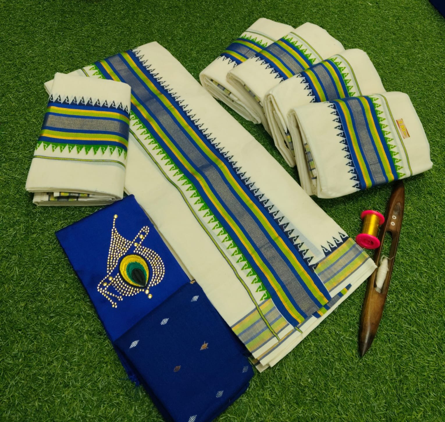 KATTIKKARA SETMUNDU WITHOUT BLOUSE