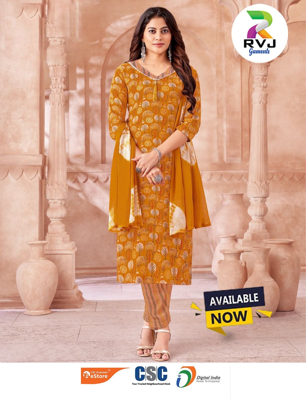 READYMADE CHURIDHAR COTTON OR RAYON - L - Image 4